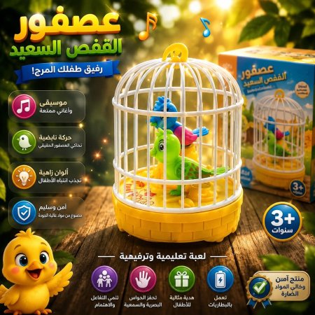 عصفور القفص السعيد
