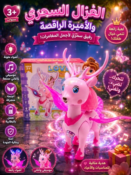 الغزال السحري والاميرة الراقصة