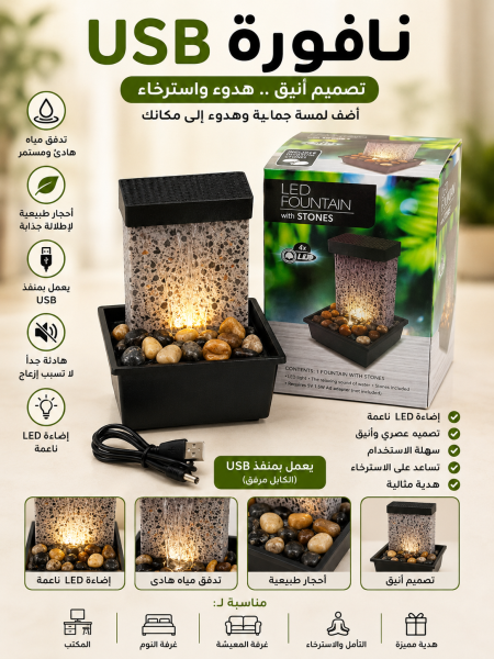 نافورة usb