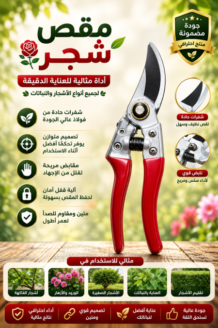 مقص شجر احمر