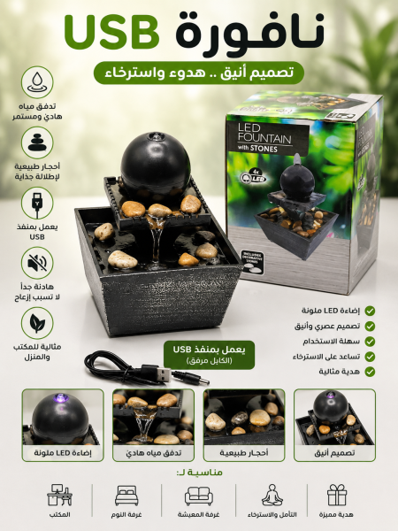 نافورة usb