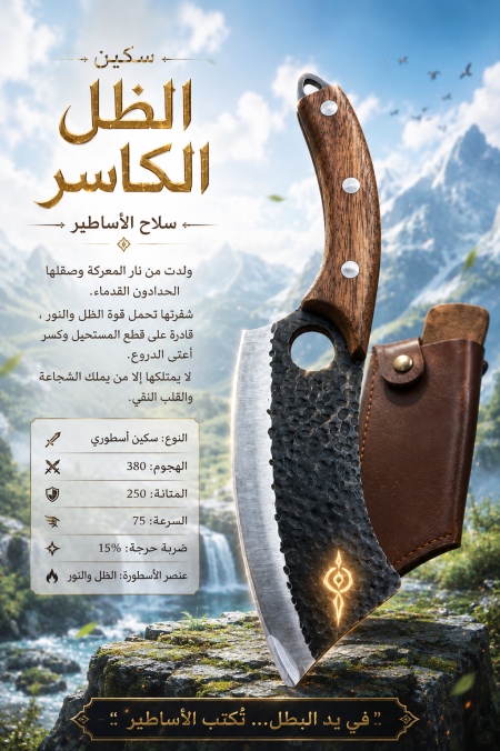 سكين الكاسر عريض