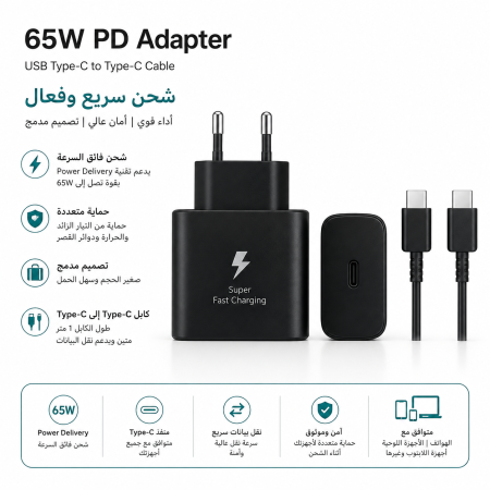 شاحن Type-C to Type-C