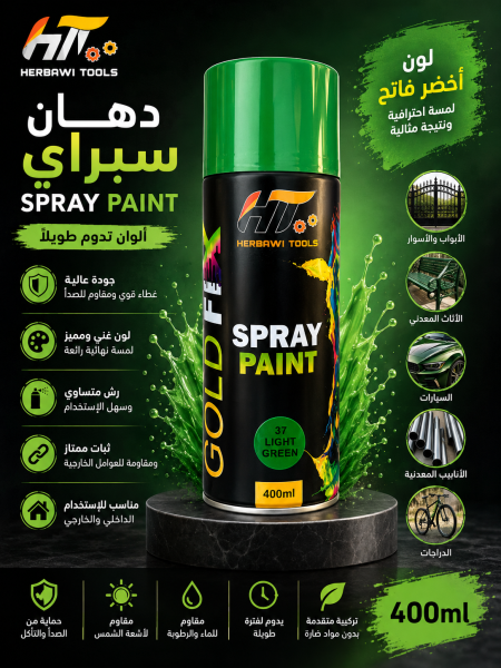 دهان سبراي لون اخضر فاتح