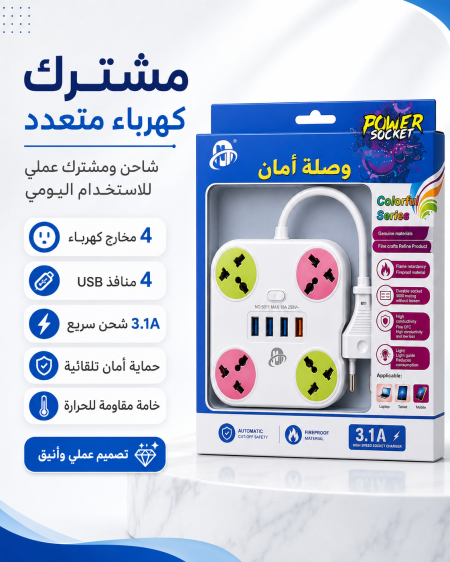 وصلة كهرباء متعددة الاستخدام والمداخل